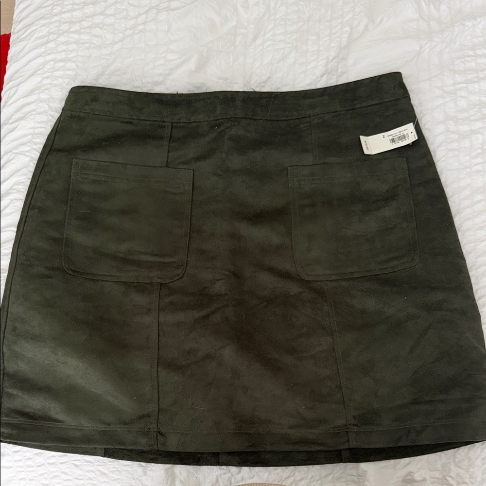 Old Navy Dark Green Mini Skirt
